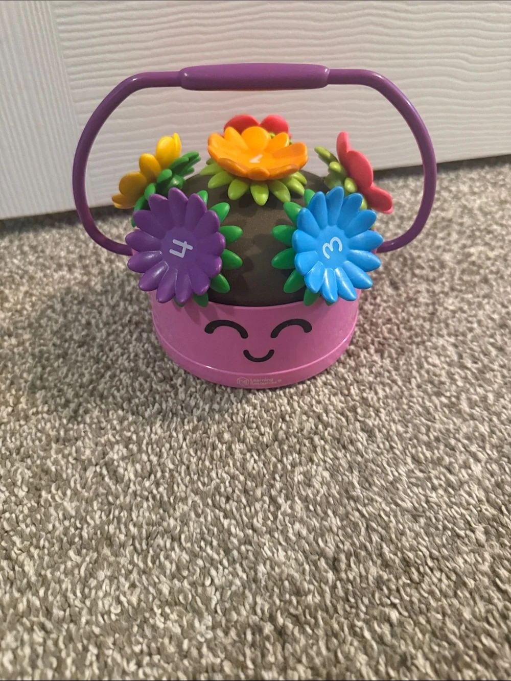 Flower Garden Pop-Up Toy - Purple & Multicolor